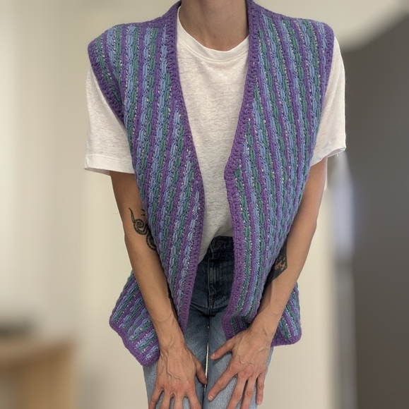 Handmade vintage vest - Picture 4 of 10